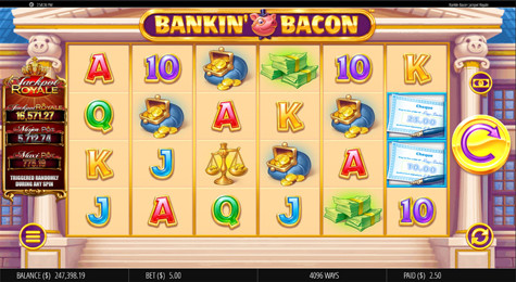 Bankin Bacon™ Jackpot Royale™ Screenshot