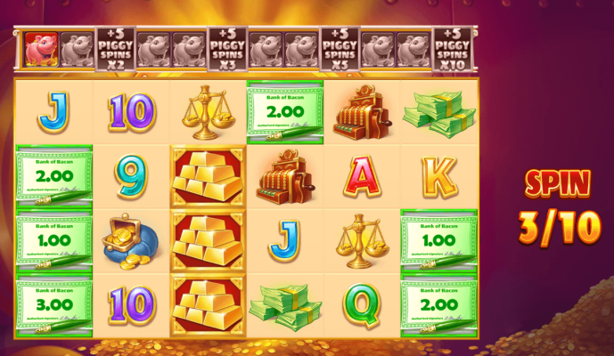 Bankin Bacon™ Pigs Might Fly Jackpot Royale Express™ Screenshot
