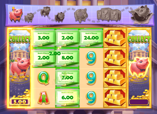 Bankin Bacon™ Pigs Might Fly Jackpot Royale Express™ Screenshot