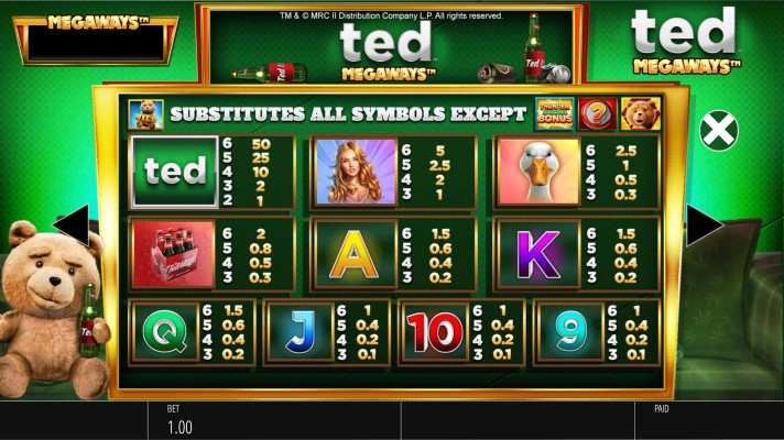 Ted™ Megaways™ Screenshot