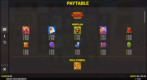 Grizzly Gold™ Megaways™ Screenshot