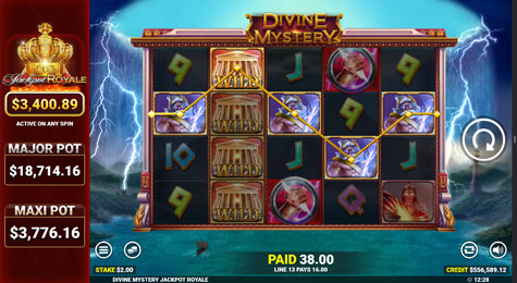 Divine Mystery™ Jackpot Royale™ Screenshot