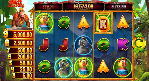 Thriller Gorilla Cashpots™ Jackpot Royale™ Screenshot