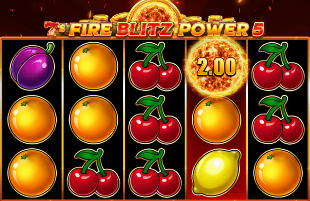 7's Fire Blitz™ Power 5 Jackpot Royale Express™ Screenshot