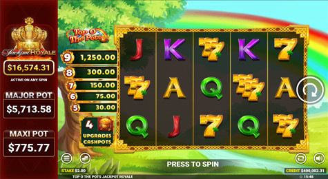 Top O' The Pots™ Jackpot Royale™ Screenshot