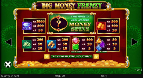 Big Money Frenzy™ Screenshot