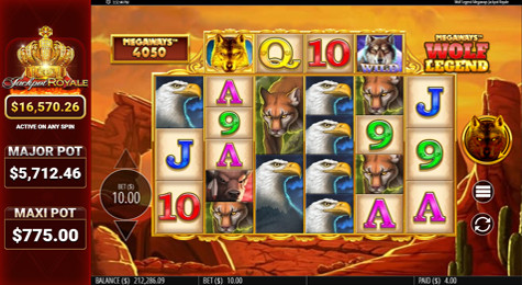 Wolf Legend™ Megaways™ Jackpot Royale™ Screenshot