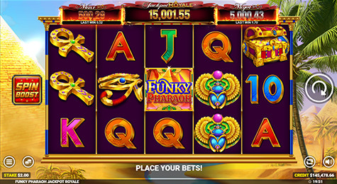 Funky Pharaoh™ Jackpot Royale™ Screenshot