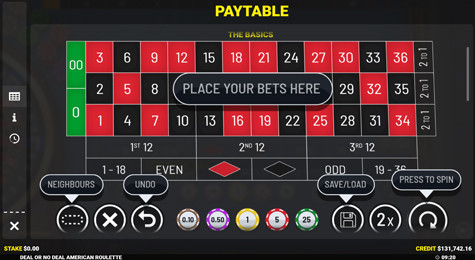 Deal or No Deal™ American Roulette Screenshot