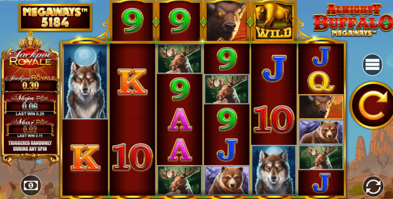 Almighty Buffalo Megaways™ Jackpot Royale™ Screenshot