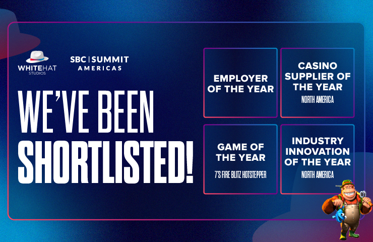 Shortlisted in four categories at the SBC Summit Americas Awards